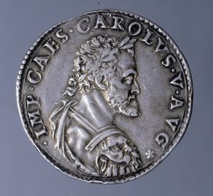 Keisari Kaarle V:n (1500 - 1558) muotokuva tekijältä Unknown artist