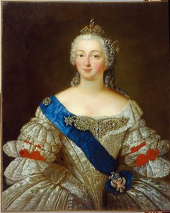 Keisarinna Elisabeth Petrovnan muotokuva tekijältä Unknown artist