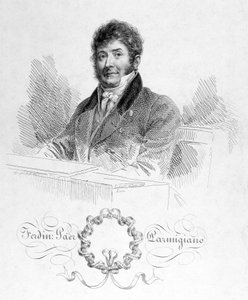 Muotokuva Ferdinando Paerista (1771 - 1839). Hän oli Napoleon I:n kappelimestari ja sitten Opera Comiquen johtaja. tekijältä Unknown artist