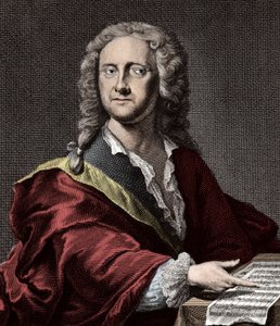 Georg Philipp Telemannin (1681-1767), saksalaisen säveltäjän muotokuva tekijältä Unknown artist