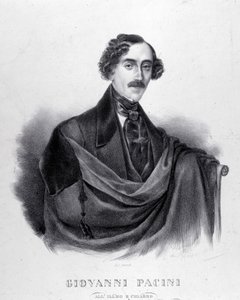 Italian säveltäjän (1796-1867) Giovanni Pacinin muotokuva. tekijältä Unknown artist