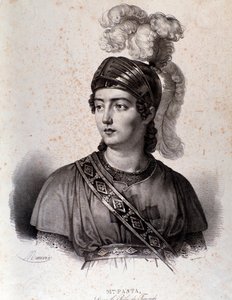 Muotokuva Giuditta Pastasta Tancredissä, Gioacchino Rossinin teos tekijältä Unknown artist