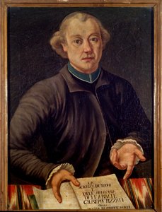 Giuseppe Pizzatin muotokuva, italialainen musiikkiteoreetikko (maalaus tekijältä Unknown artist