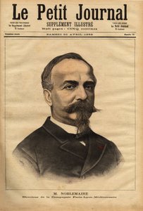 Muotokuva Gustave Noblemairesta (1832-1924), joka ohjattuaan menestyksekkäästi Alger-Oran-rautatien rakentamista vuoteen 1869 saakka, palasi Pariisiin ottaakseen Paris Lyon Mediterranee -yhtiön johdon. Hän säilytti aseman 26. tekijältä Unknown artist