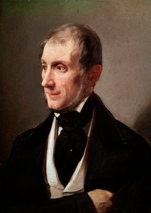 Italialaisen kirjailijan ja runoilijan Tommaso Grossin (1790-1853) muotokuva Anonyymi maalaus. 1800-luvun Milano, Museo di Milano - Italialaisen runoilijan ja kirjailijan Tommaso Grossin muotokuva 1790-1853. Anonyymi maalaus tekijältä Unknown artist