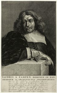 Jacob van Campenin muotokuva tekijältä Unknown artist