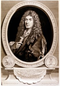 Muotokuva Jean Baptiste Lullystä (Giovanni Battista Lulli) (1632-1687). tekijältä Unknown artist