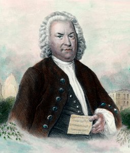 Jean Sebastien Bachin muotokuva (Johann Sebastian Bach tekijältä Unknown artist