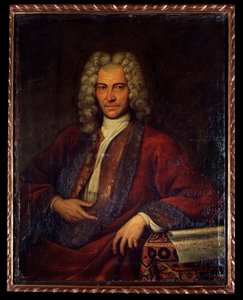 Muotokuva Johann Joseph Fuxista, itävaltalaisesta säveltäjästä, musiikkiteoreetikosta ja pedagogista (maalaus tekijältä Unknown artist