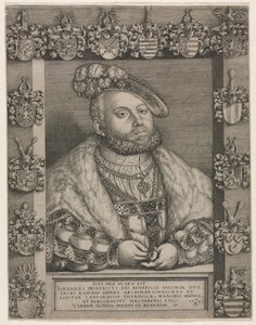 Retrat de Joan Frederic I, "El Magnànim", elector de Saxonyfinnish tekijältä Unknown artist