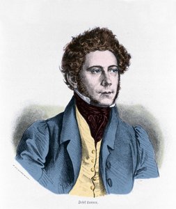 Joseph Lannerin muotokuva itävaltalainen säveltäjä, viulisti ja kapellimestari (1801-1843). tekijältä Unknown artist