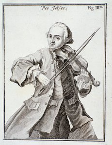 Leopold Mozartin muotokuva (kaiverrus tekijältä Unknown artist
