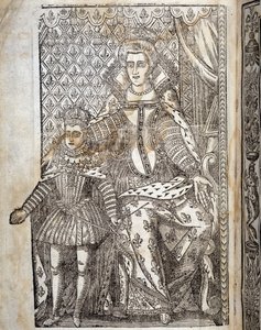 Ludvig XIII:n lapsen ja Marie de Medicin muotokuva. tekijältä Unknown artist