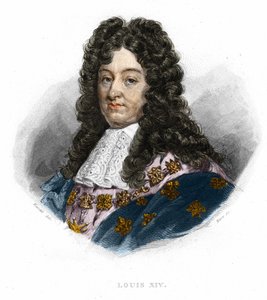 Ludvig XIV:n (1638 - 1715), Ranskan kuninkaan muotokuva. tekijältä Unknown artist