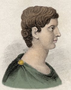 Muotokuva Marc Antoinen (Marcus Antonius) kenraalista ja roomalaisesta valtiomiehestä (v. 83-30 eKr.). tekijältä Unknown artist