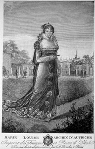 Muotokuva Marie Louisesta, Itävallan arkkiherttuattaresta, Napoleon I:n vaimosta. tekijältä Unknown artist