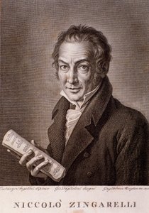 Nicola Antonio Zingarellin muotokuva (kaiverrus tekijältä Unknown artist