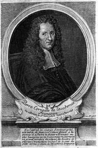 Pierre Corneillen (1606 - 1684) muotokuva. tekijältä Unknown artist
