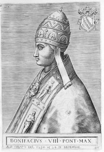 Paavi Bonifatius VIII:n muotokuva tekijältä Unknown artist