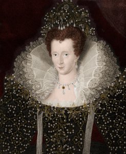 Englannin kuningatar Elizabeth Ieren (Elizabeth) muotokuva (1533-1603) Elizabeth I tekijältä Unknown artist