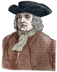 Pennsylvanian perustajan William Pennin (1644-1718) muotokuva. Englantilainen uskonnollinen uudistaja ja kolumnisti. tekijältä Unknown artist