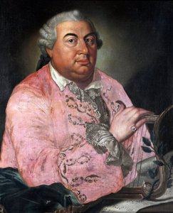 Italialaisen säveltäjän Niccolo Jommellin (1714 -1774) muotokuva Anonyymi maalaus. 1760 Bolognan ympäristössä, kaupunginmuseo ja musiikkikirjasto tekijältä Unknown artist