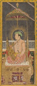 Postuumi muotokuva keisari Jahangirista katoksen alla (recto) tekijältä Unknown artist
