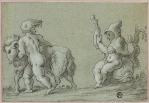 Putti vuohipaimenina tekijältä Unknown artist