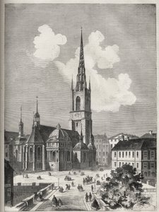 Riddarholmenin kirkko - Riddarholmin kirkko Tukholmassa - 1866 - tekijältä Unknown artist