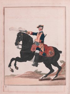 Hevosvartijoiden kuninkaallinen rykmentti (kaiverrus) tekijältä Unknown artist