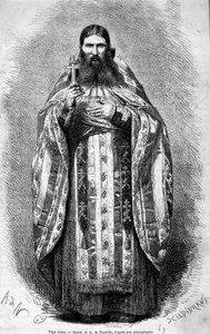 Venäjän paavi, piirustus valokuvasta tekijältä Unknown artist