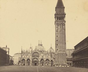 [Pyhän Markuksen basilika ja Campanile] tekijältä Unknown artist