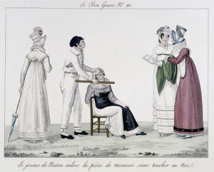 Saltimbanque: baton player - "" Hyvä genre"", deb. 1800-luvulla tekijältä Unknown artist