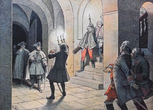 Seitsemänvuotinen sota, vuosina 1756–1763, kuningas Frederick Suuri tekijältä Unknown artist
