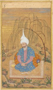 Shah Tahmasp I (1514-1576) Istuu maisemassa tekijältä Unknown artist