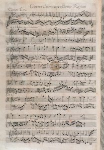 Johann Sebastian Bachin nuotit (1700-luku) tekijältä Unknown artist