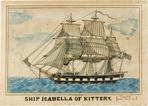 Laiva Isabella of Kittery tekijältä Unknown artist