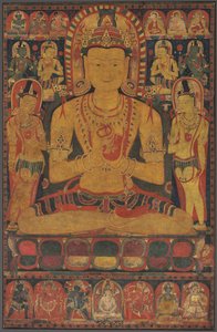 Tantrinen Buddha Vairochana Vajrasattvana tekijältä Unknown artist