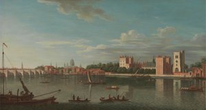 Thames Lambethin palatsissa tekijältä Unknown artist