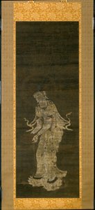 Bodhisattva Kannon, triptyykistä Lähestyminen Amida-kolminaisuuteen tekijältä Unknown artist