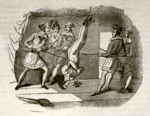 The Death Galley tai merirosvokuunari, n. 1837 tekijältä Unknown artist