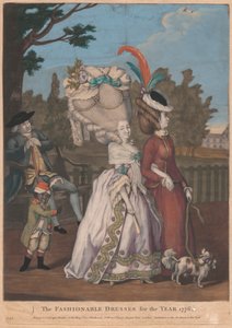 Vuoden muodikkaat mekot, 1776 tekijältä Unknown artist