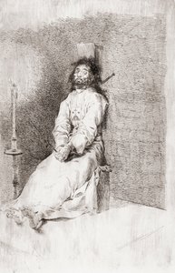 Garrotted Man, n. 1780 (etsaus) tekijältä Unknown artist