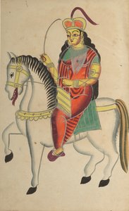 Jhansin sankaritar Rani Lakshmi Bain kapina tekijältä Unknown artist