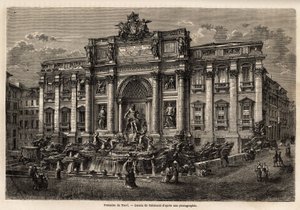 Rooman vuonna 1762 valmistunut Trevin suihkulähde on esimerkki barokkityylin jatkumisesta 1700-luvulla Italiassa. Palazzo Polin pohjalta tämä monumentaalinen voittokaaren muotoinen teos murskaa pienen aukion, jolla se sijaitsee. sijaitsee. tekijältä Unknown artist