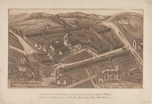 Clerkenwellin kylä kuningatar Elisabetin hallituskaudella, 1560 tekijältä Unknown artist