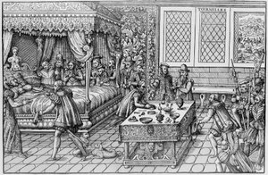 Ranskan kuninkaan Henrik II:n (1519-1559) kuolema Palais des Tournelles