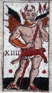 Paholainen. 1700-luvun tarot-peli. Milano tekijältä Unknown artist