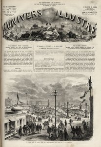 Juhla 15. elokuuta 1867 Trocaderolla Pariisissa - Vuoden 1867 kuuluisa universumi tekijältä Unknown artist