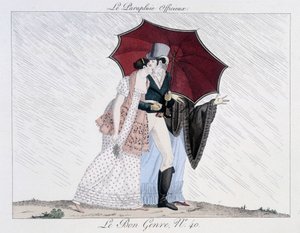 Epävirallinen sateenvarjo - "" Le Bon -genressä", nro. 40, 1800-luvun loppu tekijältä Unknown artist